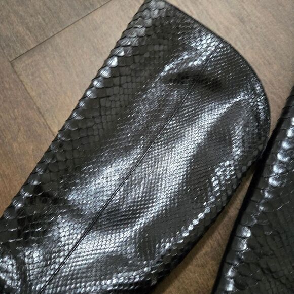 Gucci Python black boots high heel 39.5 - Picture 12 of 13